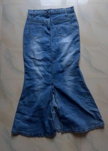 Denim Mermaid Skirt vintage