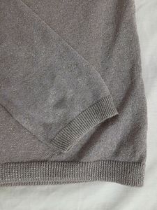 Mango Women Lavender And Golden Shimmer Pullover
