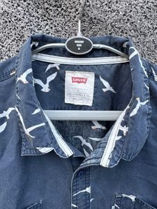 Levi's Bird Print Short Sleeve Shirt