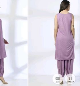 Elegant Lavender Kurta
