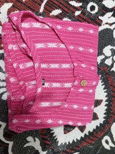 Pink Print Tunic Top