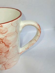Brown Bubble Printed Ceramic Mug