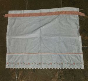 Vintage White Eyelet Curtain