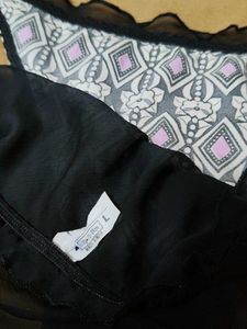 Sheer Briefs with Pink Diamond Print