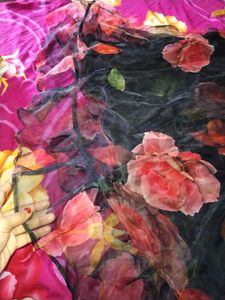 Organza Floral Heavy Flair Lehanga❤️