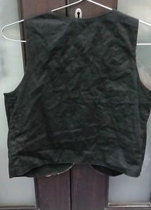 Embellished Black Vest - XL Size