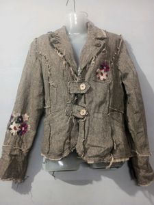 Beautiful Jacket Woolen With Embroidery