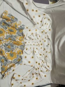 Stylish Printed Peplum Kurta