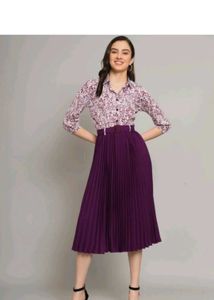 Stylish Pleated Dress