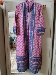Beautiful Pink Printed Kurta