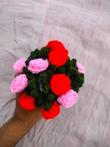Crochet bouquet coaster 😍