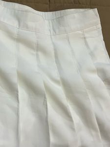 White Pleated Tennis Skirt