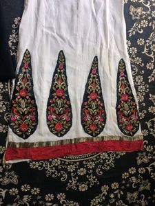 New Semi Stitched Velvet Embroidery Work