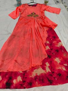 Coral & Pink Dress