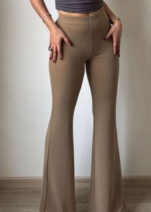 Stylish Beige Flared Pants
