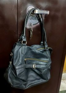 Charcoal Color Handbag For Girl Or Woman