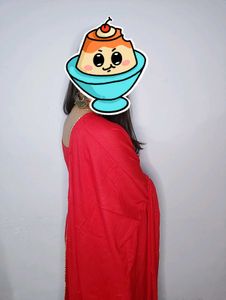 Elegant Red Kurta Set with Dupatta