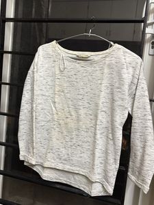 Grey Long Sleeve Top