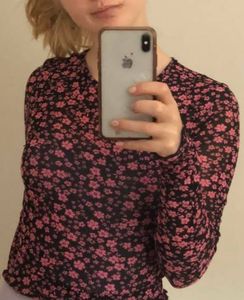 Floral Print Long Sleeve Top