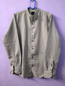 rarerabbit Men's Striped Casual Shirt