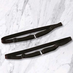 Black Garters with Ring Detail