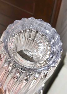 SOGA Japan Elegant Clear Glass Flower Vase