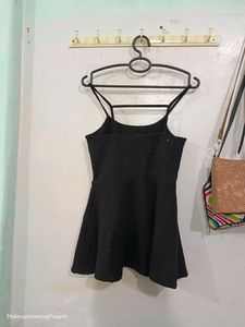 Black Shimmer Dress Party Wear