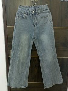 Light Wash Wide Leg Jeans