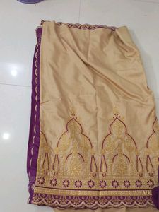 Elegant Embroidered Saree