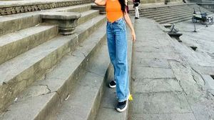 Light Wash Wide Leg Jeans