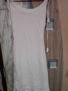 White Sequin Kurta