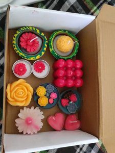 Decorative Scented Candle Set gifting box diwali