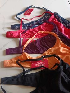 full comfortable and good quality bra.6 pis