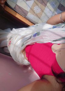 Elegant White Floral Print Saree