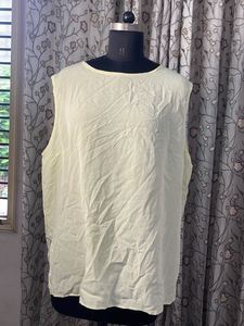 Light Yellow Sleeveless Top