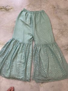 Beautiful Teal Sequined Kurti Set