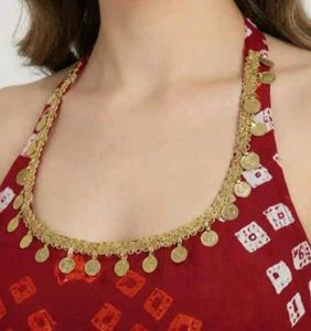 Bohemian Red Bandhani Halter Neck Top