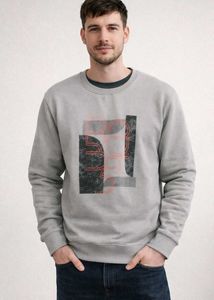 Stylish Graphic Print Sweatshirt