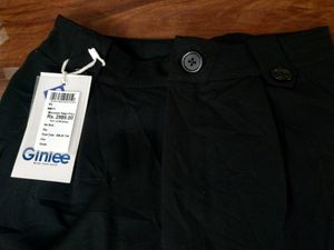 A Export Multibranded Girls Black Highwaist Cargo