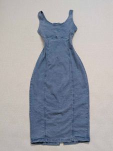 Chic Denim Midi Dress