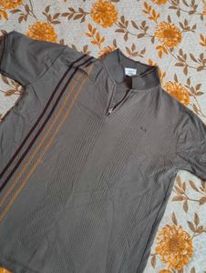 Men's Grey Polo T-Shirt