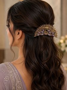 Peacock Hair Clip