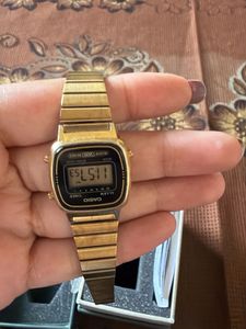 Casio Vintage Gold Watch