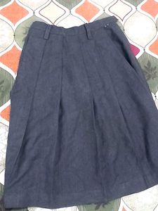 Pleated Midi Skirt