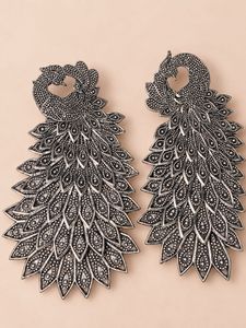 Boho Peacock Dangle Earrings