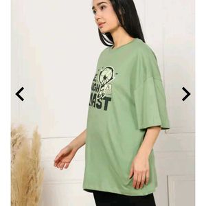 Graphic Print Oversized T-Shirt