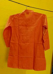 Orange Colour Kurta Or Panjabi.