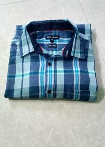 DENNIS LINGO Men's Plaid Cotton Shirt