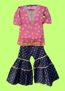Girls Sharara Suit With Dupatta