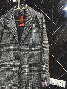 Plaid Trench Coat - Stylish Outerwear🖤🎀